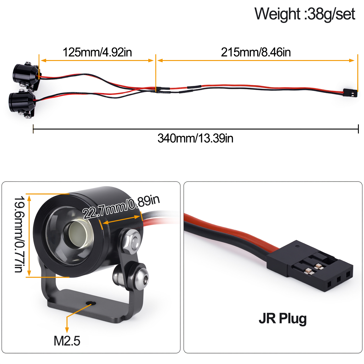 RC Araba LED Işık Far Spot Işı - Rc Hobby Toucan incelemesi ve fiyatı
