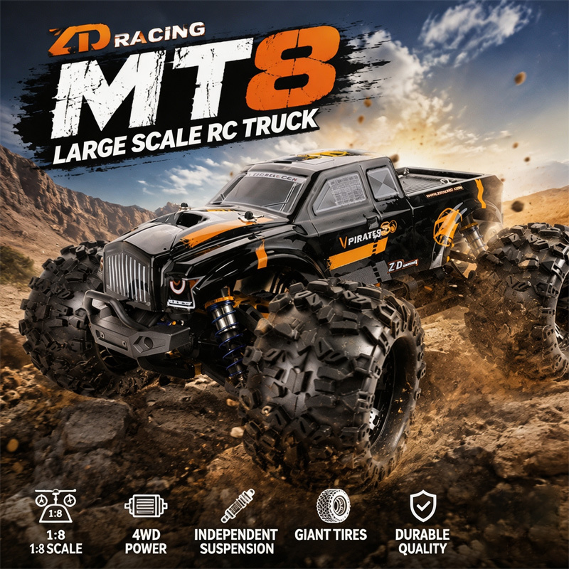 Yeni ZD Racing MT8 RC Monster  - Rc Hobby Grade Monster Truck incelemesi ve fiyatı