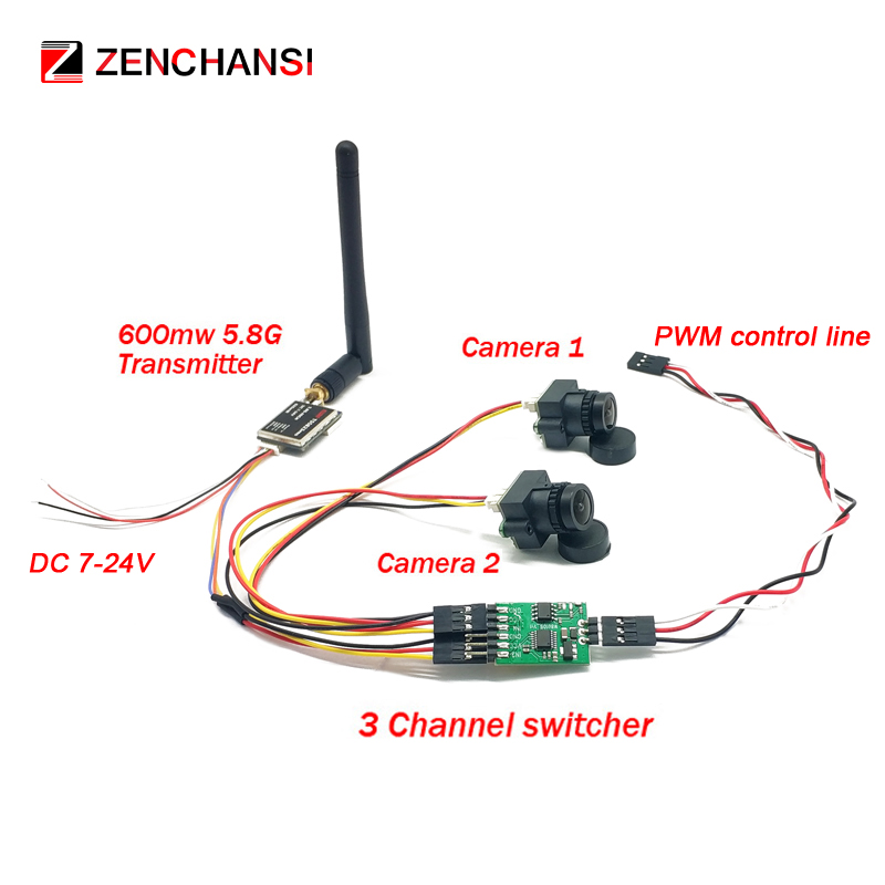 5.8G 48CH 4.3 inç FPV monitör  - Rc Plane Hobby Zone incelemesi ve fiyatı
