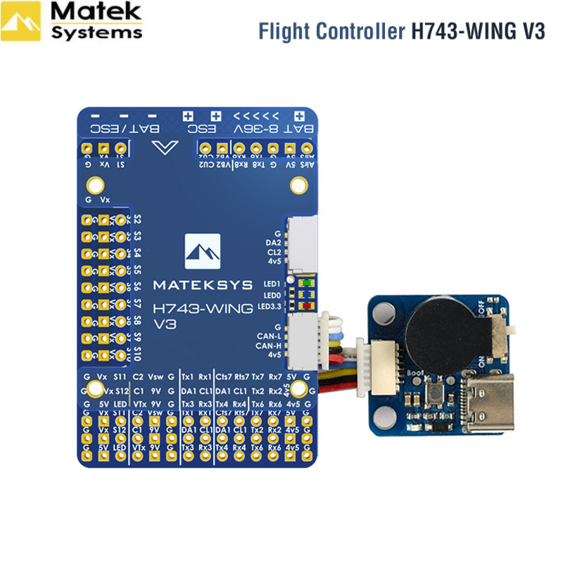 MATEK H743 WING V3 Uçuş Kontro - Rc Plane Hobby Zone incelemesi ve fiyatı
